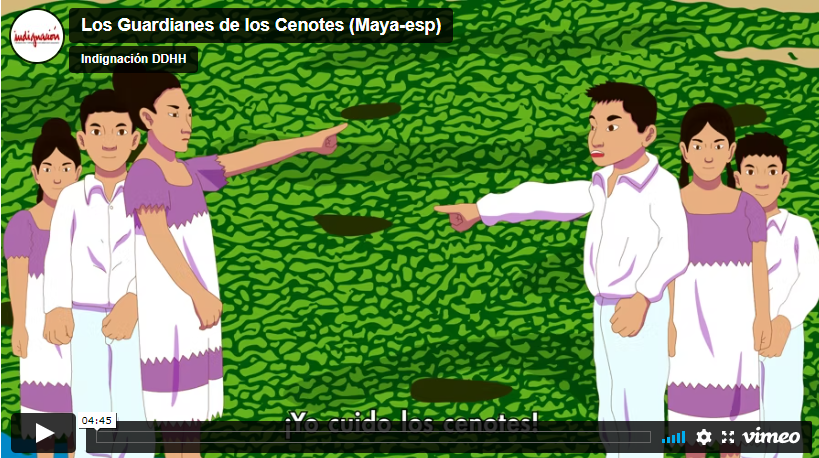Los Guardianes de los Cenotes (video animación)